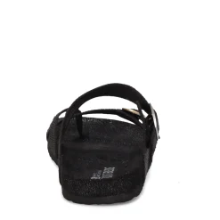 White Mountain Sandals|Women's , Gracie Sandal Black Glitter