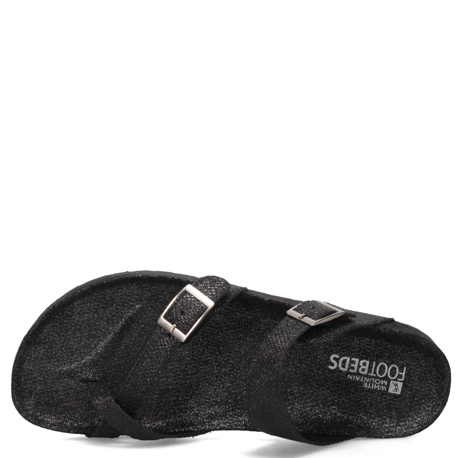 White Mountain Sandals|Women's , Gracie Sandal Black Glitter