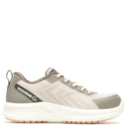 Wolverine Sneakers & Athletic|Women's , Bolt Knit Durashocks Work Shoe Cement