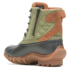 Wolverine Boots|Women's , Torrent Quilted Duck Boot Green