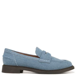 Zodiac Slip-On Shoes|Women's , Hunter Loafer Denim Blue Fabric