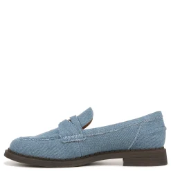 Zodiac Slip-On Shoes|Women's , Hunter Loafer Denim Blue Fabric